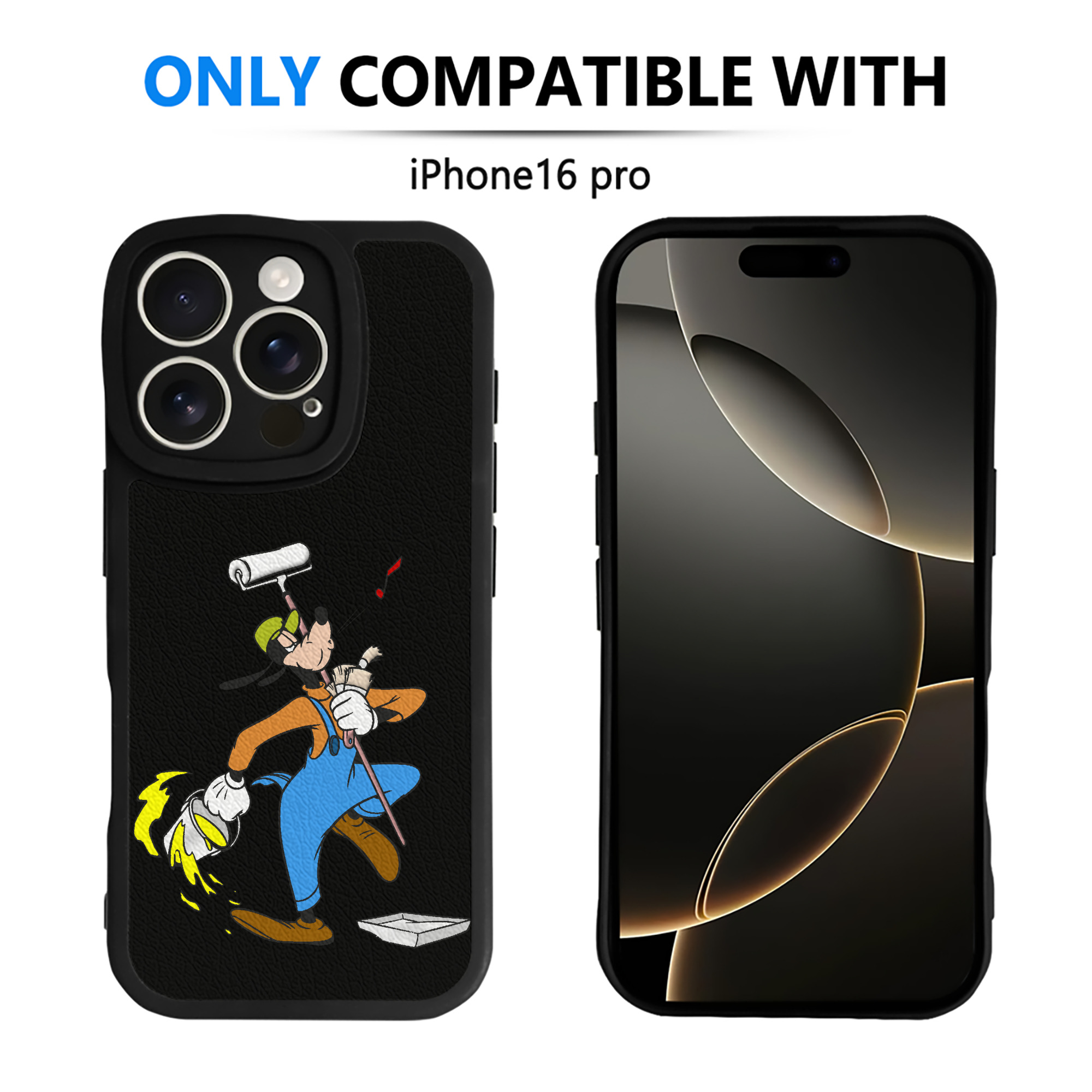 （画像用） ミッキーマウス Mickey Mouse 【iPhone 16シリーズ対応】シリコンスマホケース（レザー調） 材質：シリコン